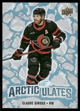 2024-25 Upper Deck Ice Arcticulates Claude Giroux #AT-22 card