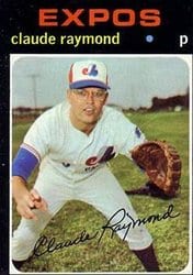 1971 Topps Base Set Claude Raymond #536 card