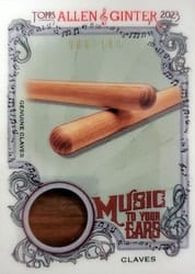 2023 Topps Allen & Ginter Music to your Ears Relics Claves #MTYER-C card