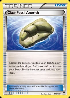 Steam Siege Claw Fossil Anorith #100 card