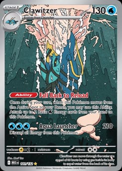 2025 Mega Evolution Clawitzer #141 card
