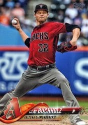 2018 Topps Update Base Set Clay Buchholz #US140 card