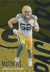 2018 Panini Absolute Base Set Clay Matthews #37 card