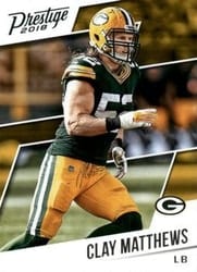 2018 Panini Prestige Base Set Clay Matthews #71 card