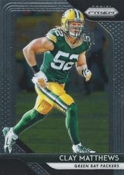 2018 Panini Prizm Base Set Clay Matthews #130 card