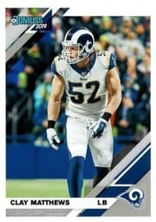 2019 Donruss Base Set Clay Matthews #99 card