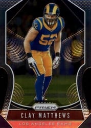 2019 Panini Prizm Base Set Clay Matthews #245 card
