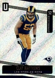 2019 Panini Unparalleled Base Set Clay Matthews #173 card