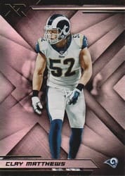 2019 Panini XR Base Set Clay Matthews #46 card