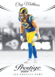 2024 Panini Prestige Base Set Clay Matthews #181 card