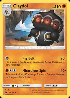 Celestial Storm Claydol #79 card