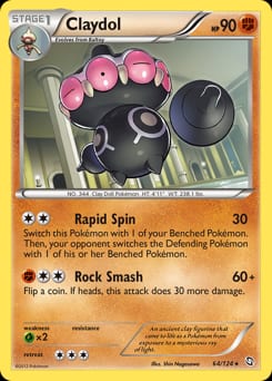 Dragons Exalted Claydol #64 card