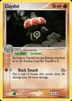 2005 Emerald Claydol #24 card
