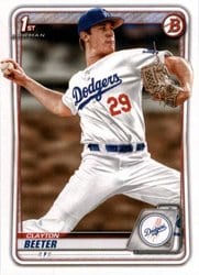2020 Bowman Draft Base Set Clayton Beeter #BD-30 card