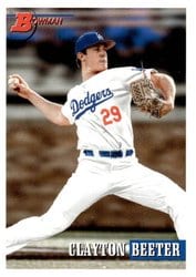 2021 Bowman Heritage Base Set Clayton Beeter #191 card