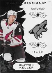 2018-19 Upper Deck Black Diamond Base Set Clayton Keller #BDB-CK card