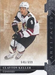 2019-20 Upper Deck Artifacts Base Set Clayton Keller #117 card
