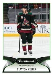 2021-22 Parkhurst Base Set Clayton Keller #86 card