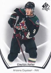 2021-22 SP Authentic Base Set Clayton Keller #15 card