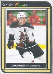 2022-23 O-Pee-Chee OPC Premier Clayton Keller #P-72 card