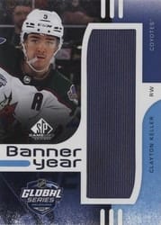2024-25 SP Game Used 2023 Global Series Melbourne Banner Year Relics Clayton Keller #BYGS-CK card
