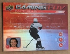 2024-25 Upper Deck Gaming FOV Clayton Keller #GFOV-2 card