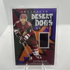 2025-26 Upper Deck Artifacts Desert Dogs Relics Clayton Keller #DD-CK card