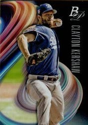 2018 Bowman Platinum Base Set Clayton Kershaw #23 card