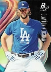2018 Bowman Platinum Base Set Clayton Kershaw #23b card