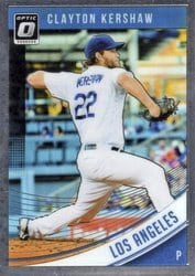 2018 Donruss Optic Base Set Clayton Kershaw #120 card