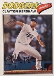 2018 Topps Archives Base Set Clayton Kershaw #150b card