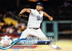 2018 Topps Base Set Clayton Kershaw #2 card