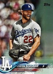 2018 Topps Base Set Clayton Kershaw #350 card