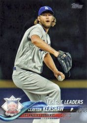 2018 Topps Base Set Clayton Kershaw #59 card