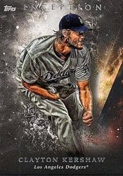 2018 Topps Inception Base Set Clayton Kershaw #39 card
