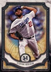 2018 Topps Museum Collection Base Set Clayton Kershaw #15 card