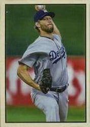 2019 Bowman Heritage Base Set Clayton Kershaw #53VR-60 card