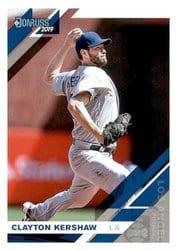 2019 Donruss Base Set Clayton Kershaw #88 card
