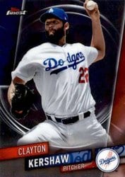 2019 Finest Base Set Clayton Kershaw #23 card