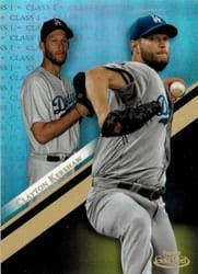 2019 Topps Gold Label Base Set Clayton Kershaw #34 card