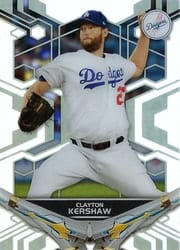 2019 Topps High Tek Base Set Clayton Kershaw #81 card
