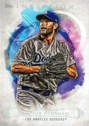 2019 Topps Inception Base Set Clayton Kershaw #11 card