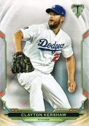 2019 Topps Triple Threads Base Set Clayton Kershaw #4 card