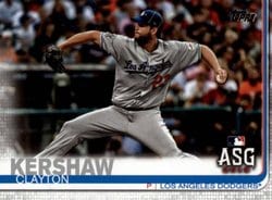 2019 Topps Update Base Set Clayton Kershaw #US284 card