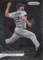 2020 Panini Prizm Base Set Clayton Kershaw #43 card