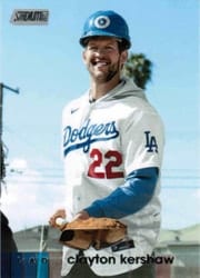 2020 Stadium Club Base Set Clayton Kershaw #87 card