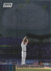 2020 Stadium Club Chrome Base Set Clayton Kershaw #87 card
