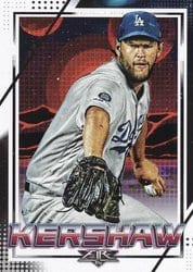 2020 Topps Fire Base Set Clayton Kershaw #27 card