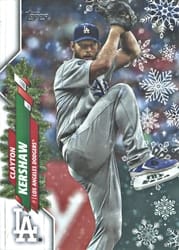 2020 Topps Holiday Base Set Clayton Kershaw #HW82b card