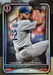 2020 Topps Tribute Base Set Clayton Kershaw #6 card